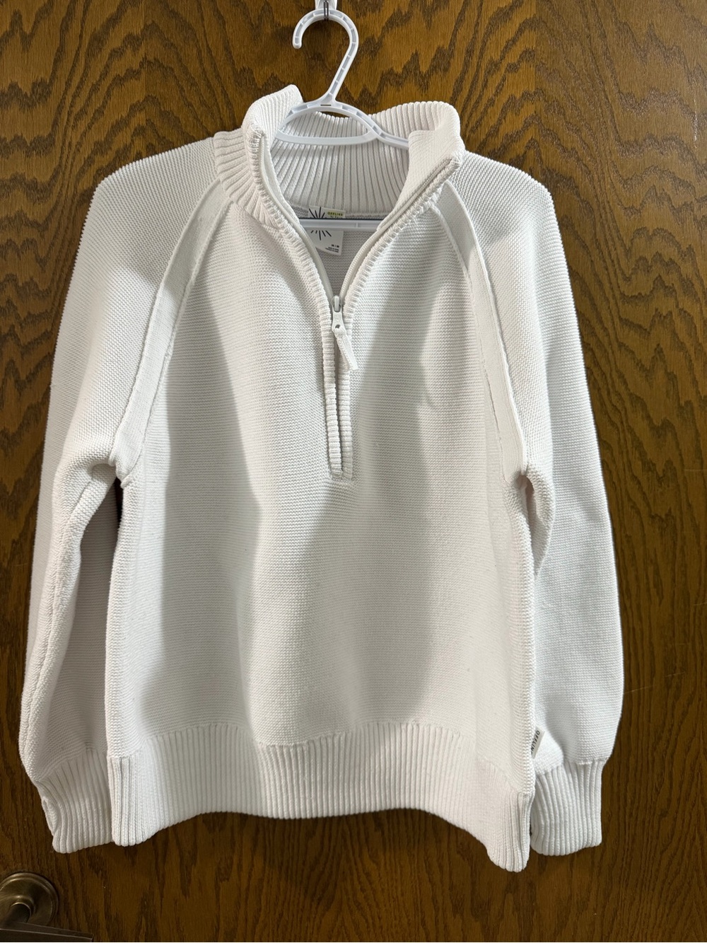 Aerie Offline White Quarter Zip Sweater Women’s Medium
